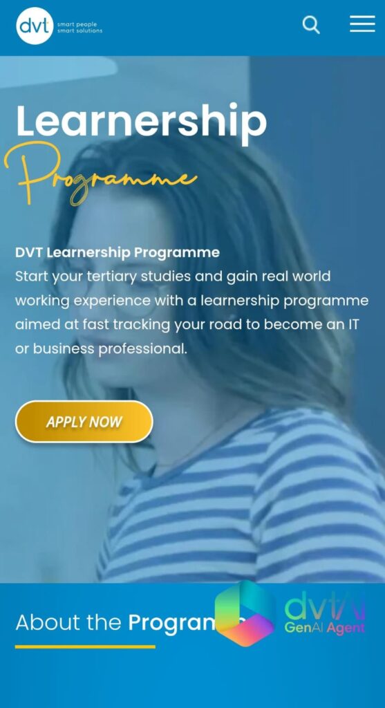 DVT Learnerships careers 2025